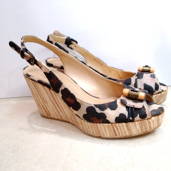 Stuart Weitzman wedge high heel shoes size 8
